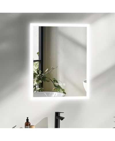 Настенное LED зеркало LUVODI с диммером, 3 цвета, подсветка, антизапотевание, функция памяти
