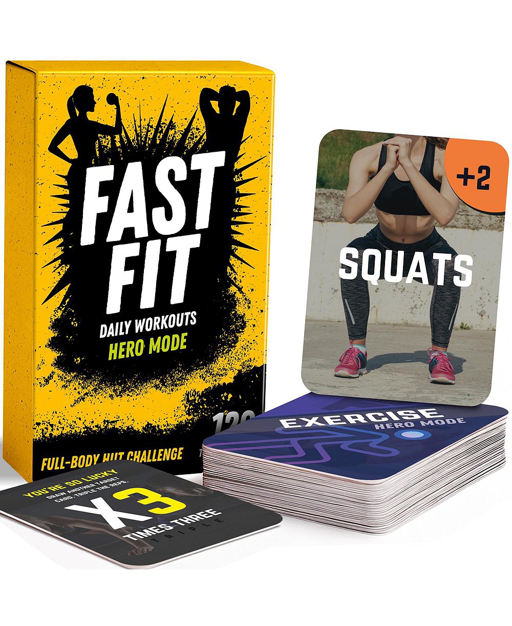 Карточки для тренировок Quokka Fast Fit Mode — 120 износостойких HIIT карт