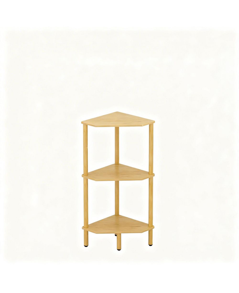 YIGII Corner Shelf Stand Storage Organizer for Bathroom Kitchen Bedroom