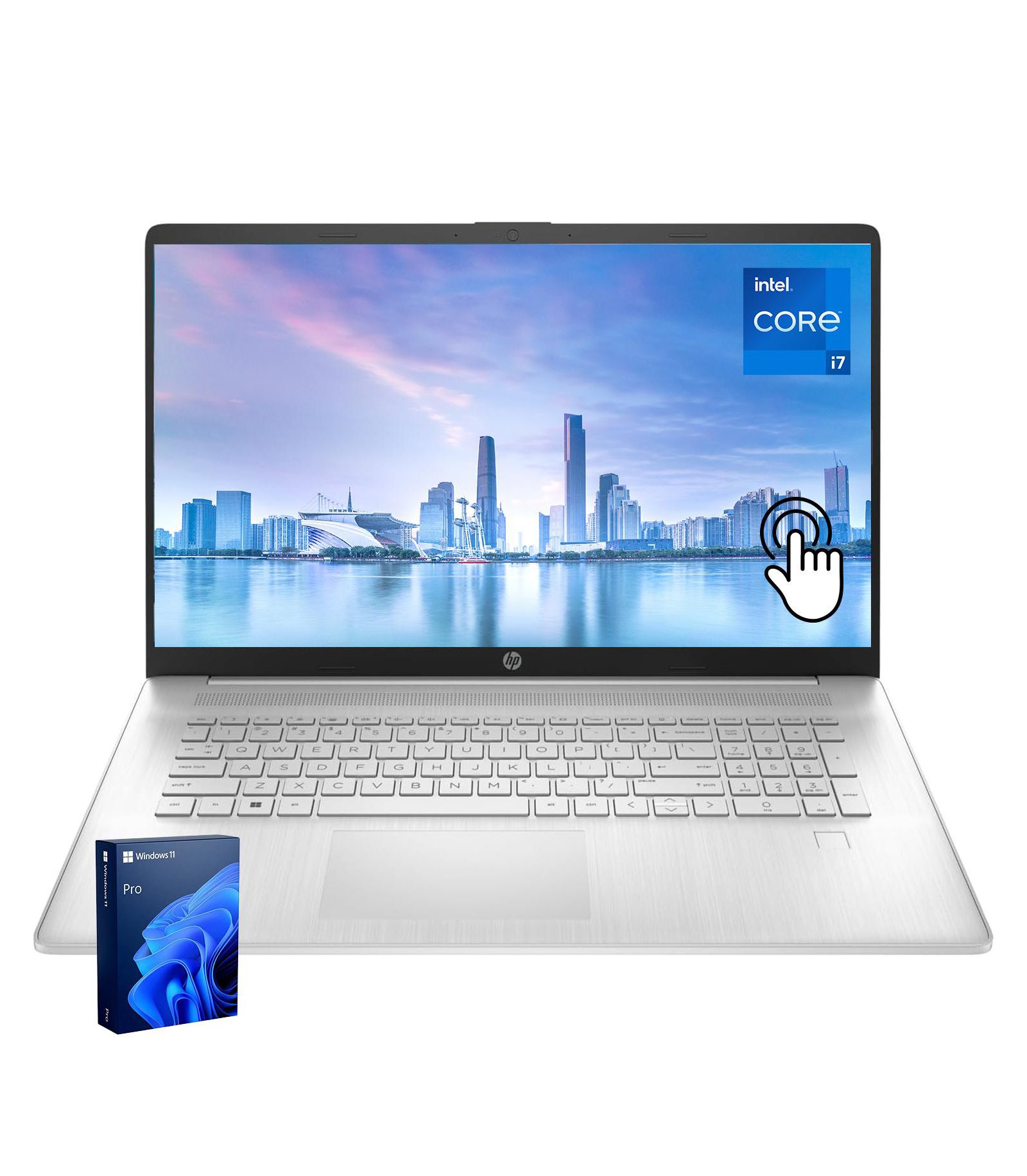 HP 17t-cn300 17.3" Touchscreen Laptop with Intel Core i7 and Windows 11 Pro