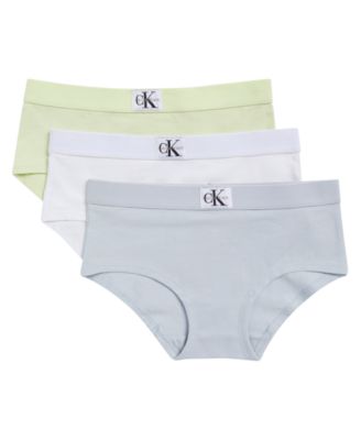Нижнее белье Calvin Klein Girls' Seven Cotton Span Monologo, 3 шт.