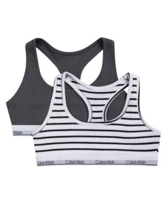 Calvin Klein Детский бралетт Racerback, 2 шт., размер 6-16