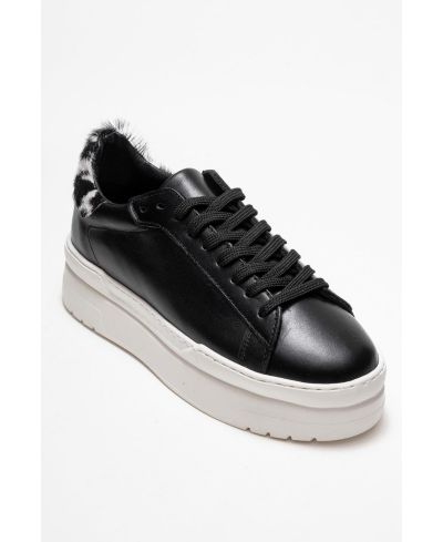 Forever & Always Shoes Women's Anabel Leather Platform Sneakers