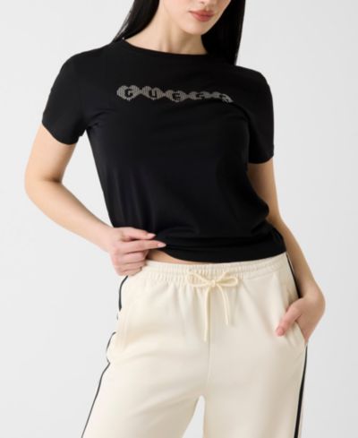 GUESS Women's Lunita Crewneck Short-Sleeve T-Shirt