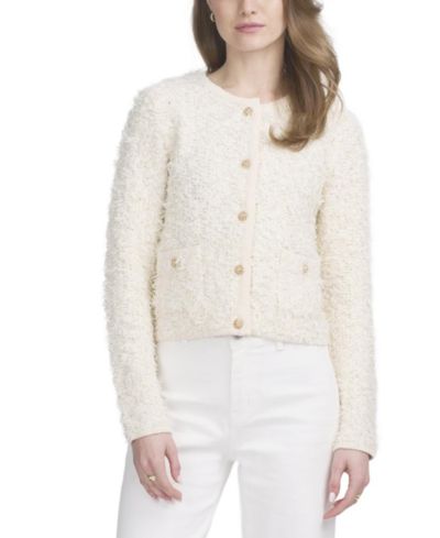 ELLE Collection Women's Boucle Cardigan