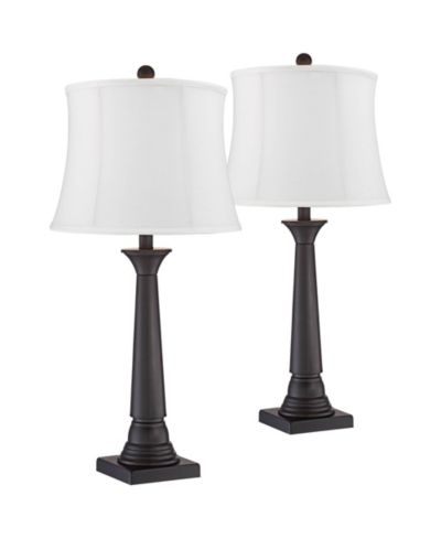 360 Lighting Dolbey настольная лампа Rustic Metal Finish (комплект из 2 шт.)