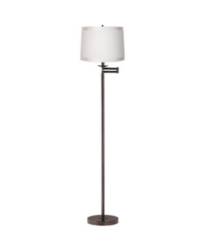 Напольный торшер 360 Lighting Modern Swing Arm с тканевым абажуром