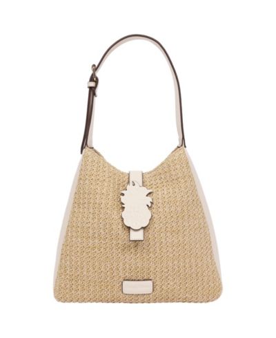 Рaffia Hobo Bag от Tommy Bahama — тканевая соломенная сумка через плечо с акцентом в виде ананаса