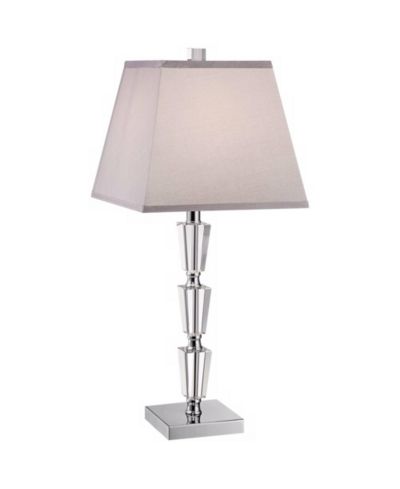 Vienna Full Spectrum настольная лампа Deco Collection, 27" Tall, хром, кристалл