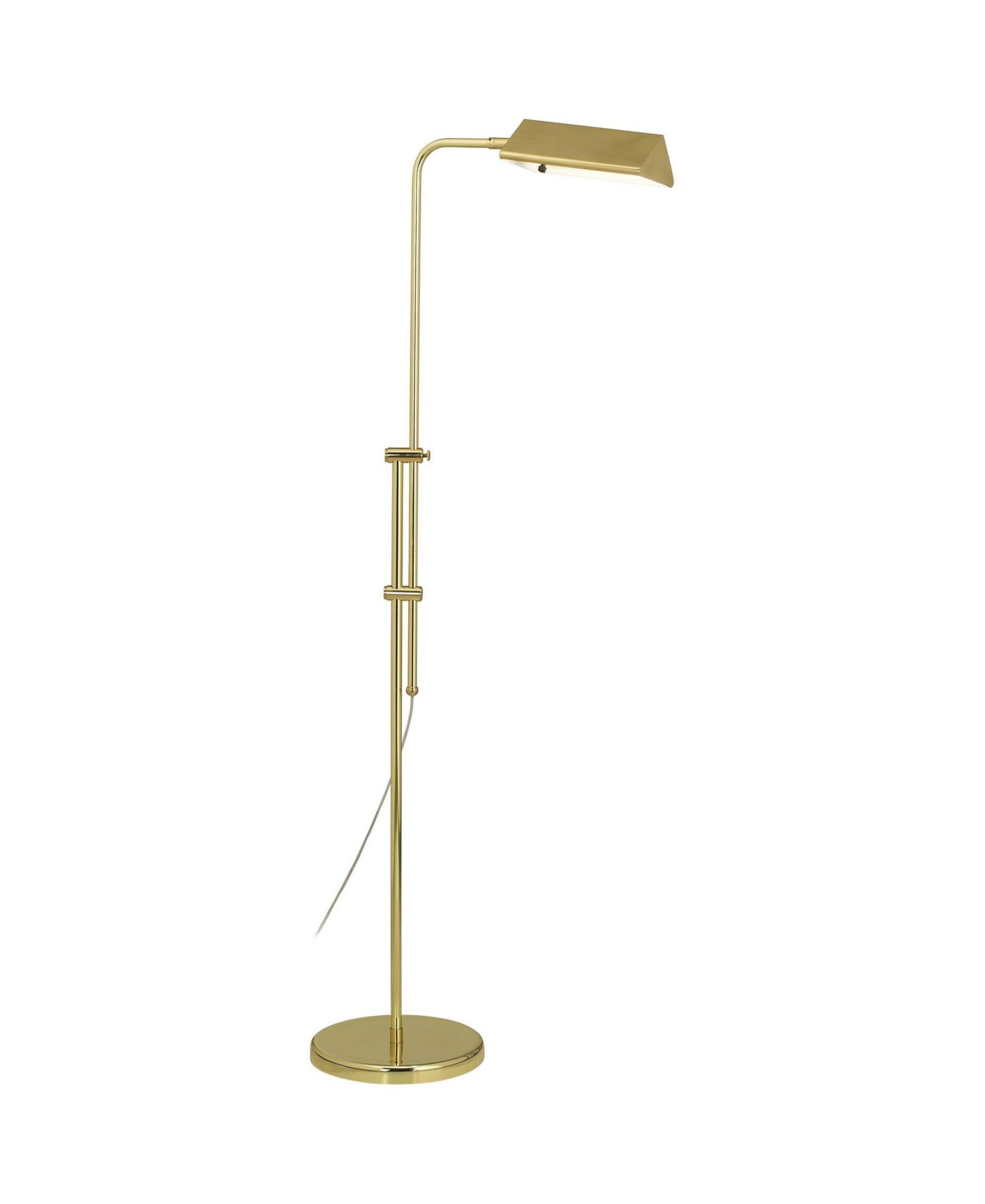 Regency Hill Traditional Adjustable Pharmacy Floor Lamp with USB Charging Port 54" Tall for Living Room Reading House Bedroom