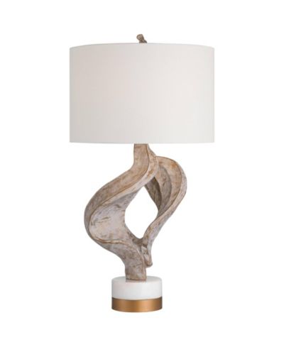 Possini Euro Design Reah 32 1/2" высокая скульптурная современная настольная лампа с USB-портом для гостиной
