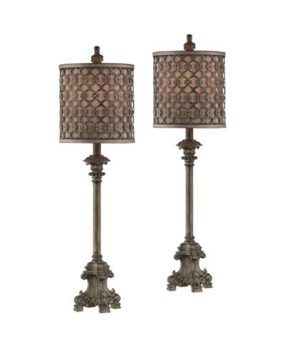 Regency Hill Набор настольных ламп Vichelis 34" Tall Skinny Candlestick
