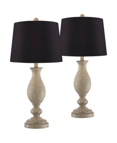 Настольная лампа Regency Hill Serena Traditional Country Cottage Set of 2, 27 1/2" Tall