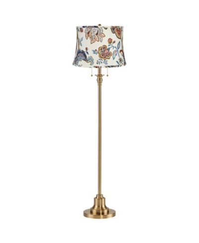 360 Lighting Dyna Traditional 58" Tall 2-Light Standing Floor Lamp Pull Chain