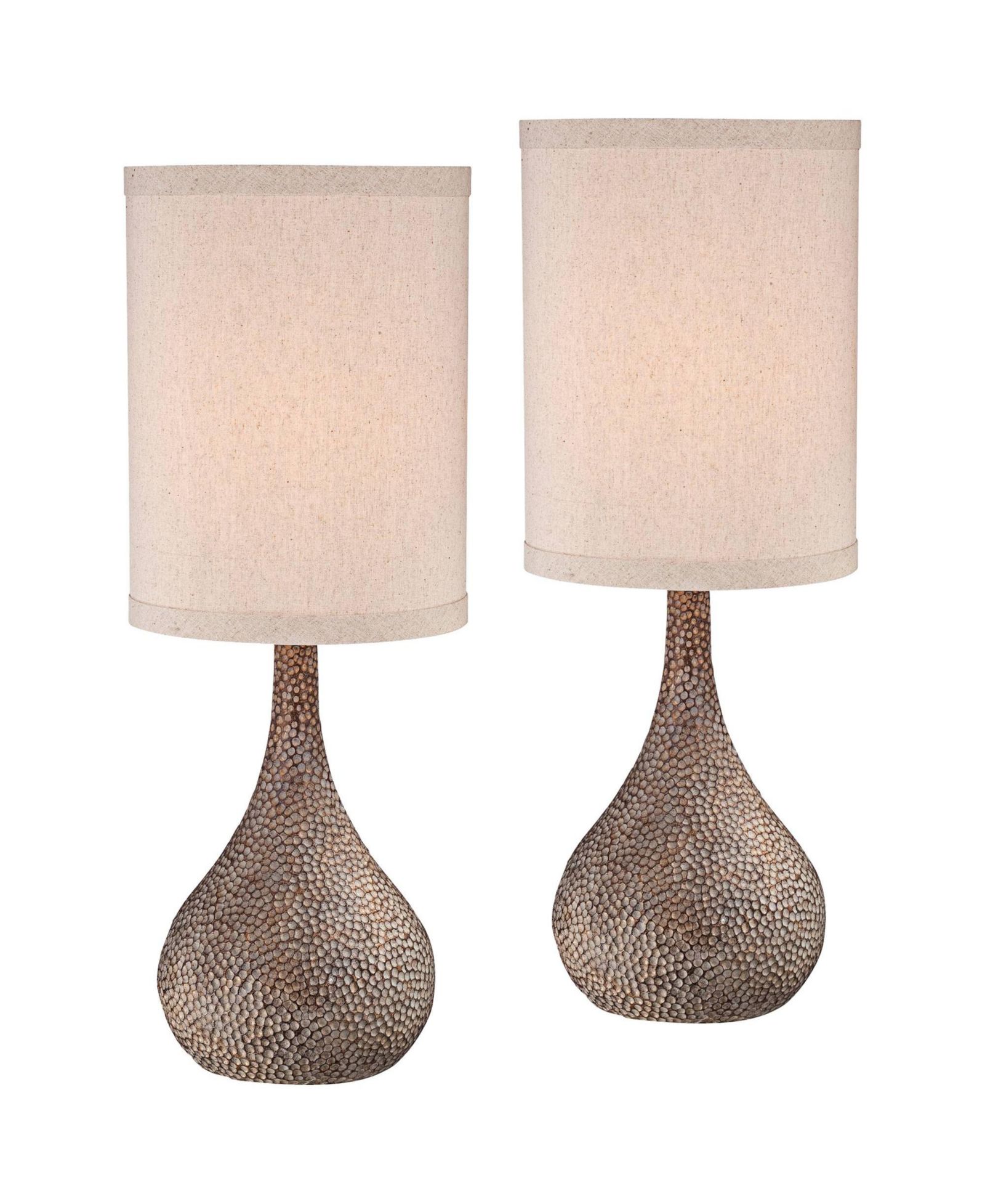 Набор настольных ламп 360 Lighting Chalane 31 1/4" Tall Gourd Rustic Farmhouse Bronze Finish