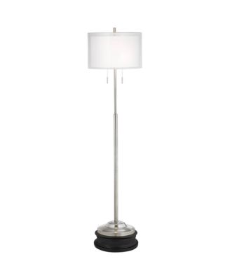 Современный напольный светильник Possini Euro Design Roxie с подставкой, 65 1/2" в высоту