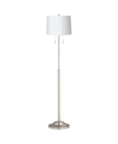 360 Lighting напольный торшер Abba Modern, 66" дюймов, матовый никель