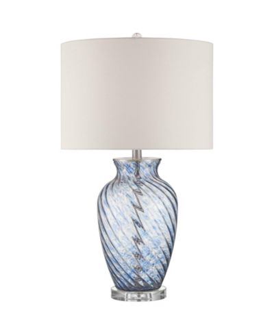 360 Lighting Современная настольная лампа Electra 27 3/4" Tall, Art Glass, для гостиной и спальни