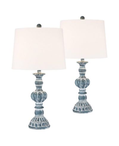 Набор настольных ламп Regency Hill Tanya Coastal Vintage, 26 1/2" High, Set of 2