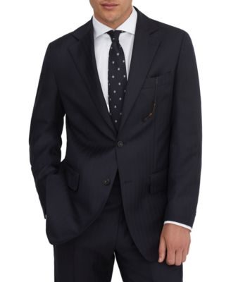 REISS Men's Success Shadow-Stripe Wool Classic-Fit Blazer
