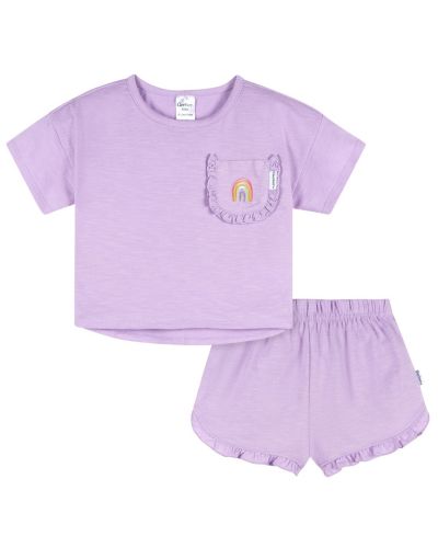 Gerber Toddler Girls 2-Piece Pocket Tee and Shorts Set