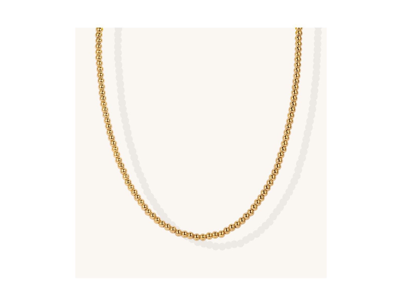 Mantra Inspiration Bead Necklace stainless steel