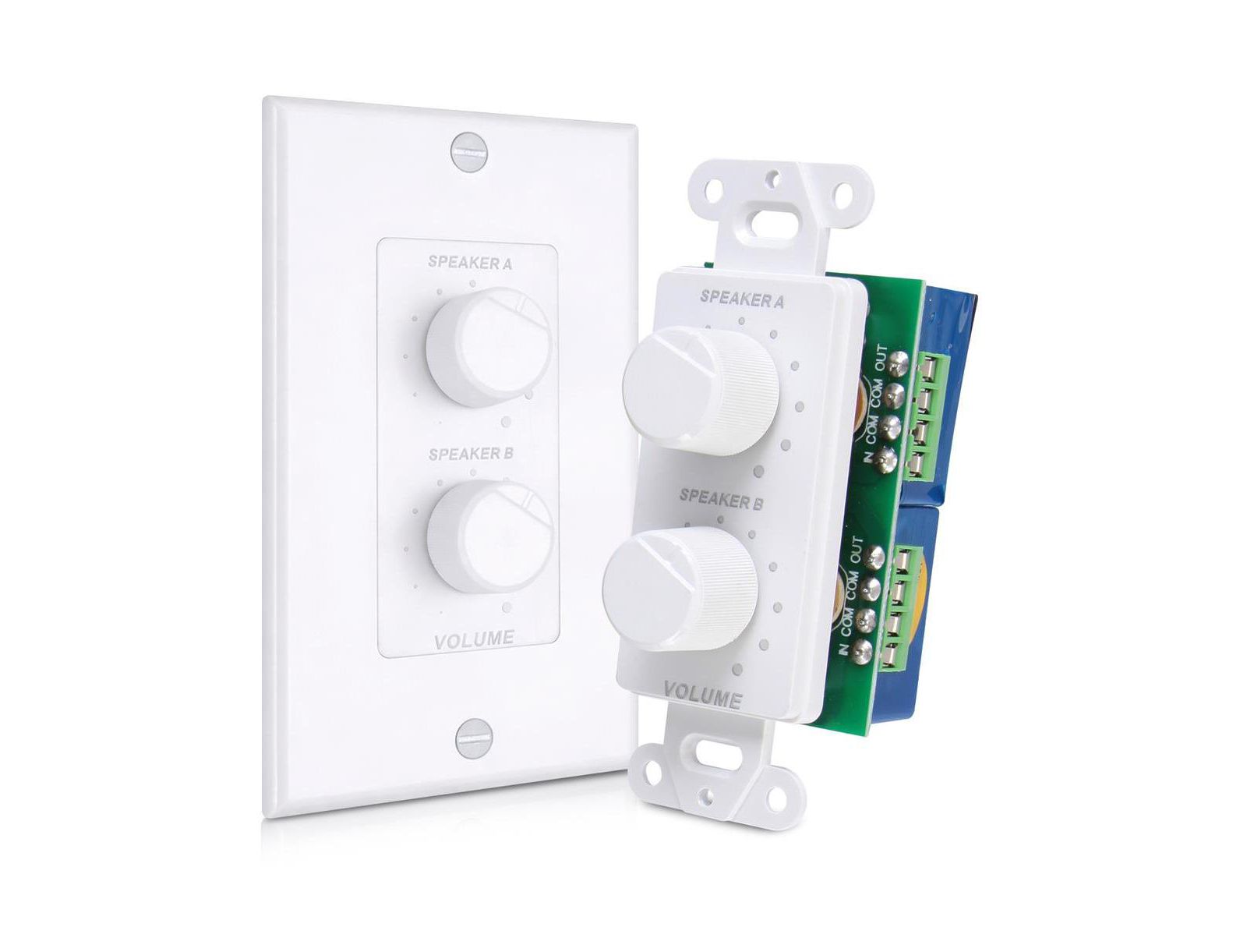 Контроллер громкости Pyle In Wall Speaker Volume Control 2-Channel A/B