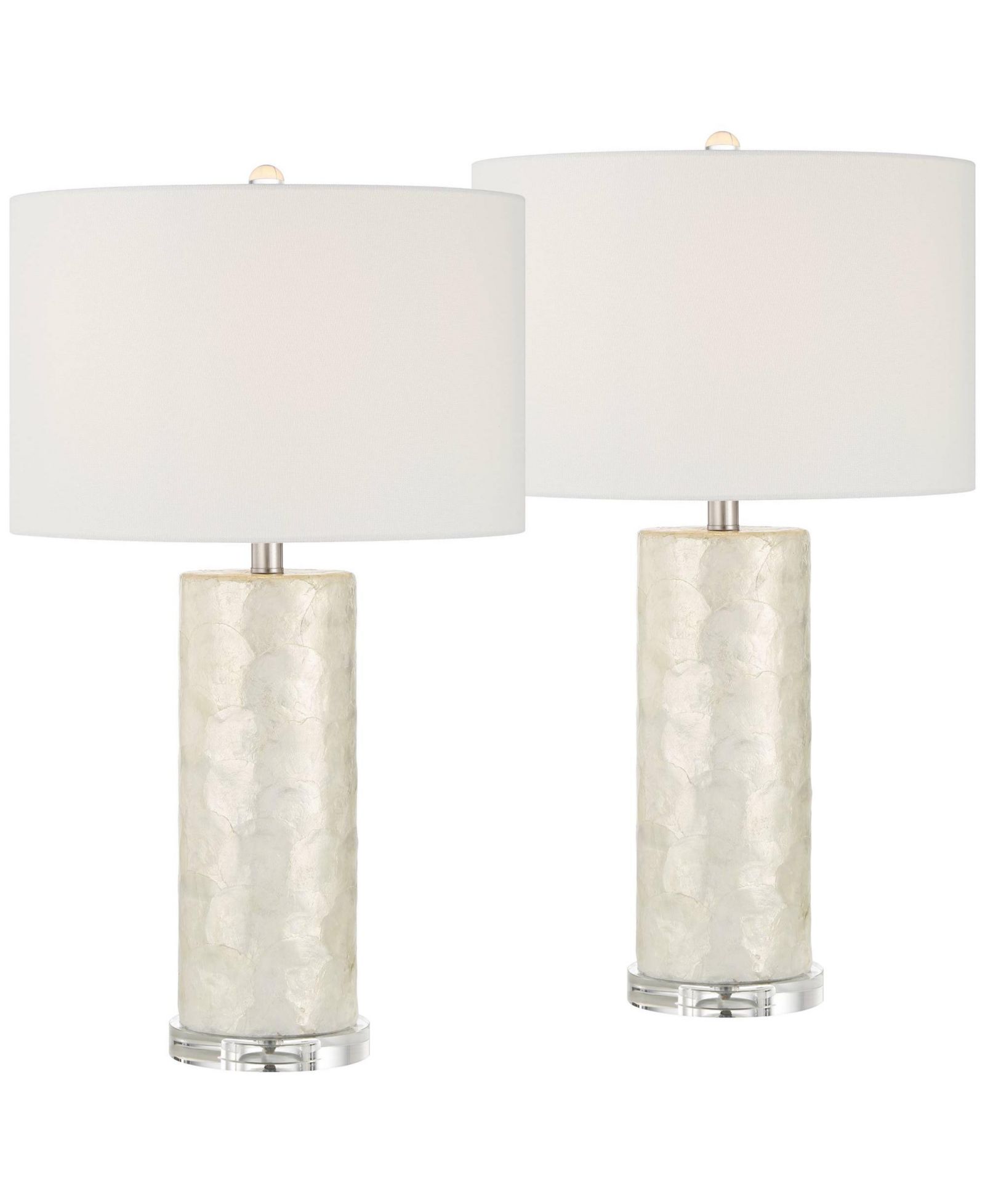 Настольная лампа 360 Lighting Sabina 27 1/2"H Textured Pearlescent