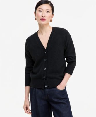 I.N.C. International Concepts Women's Roving Sequin Long-Sleeve V-Neck Cardigan, Macy's Exclusive