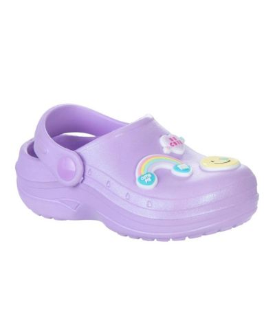 Детские сандалии Sweethearts Little Girls Candy & Rainbow Design Clogs (Toddler)