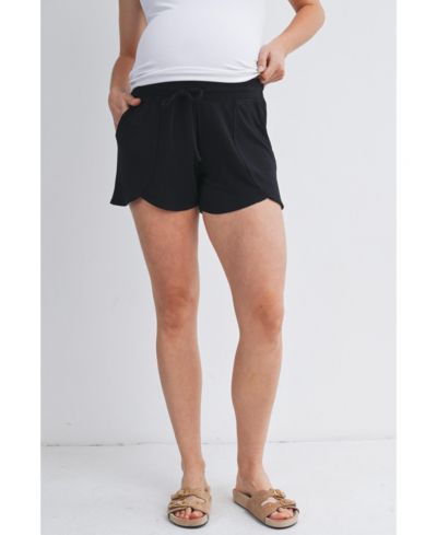Шорты для отдыха Hello Miz Maternity Relaxed Fit с передними карманами и завязками