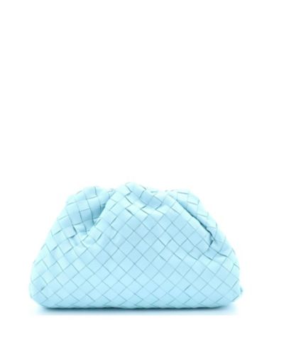 Кожаная сумка-клатч Bottega Veneta Teen The Pouch Intrecciato Nappa, б/у