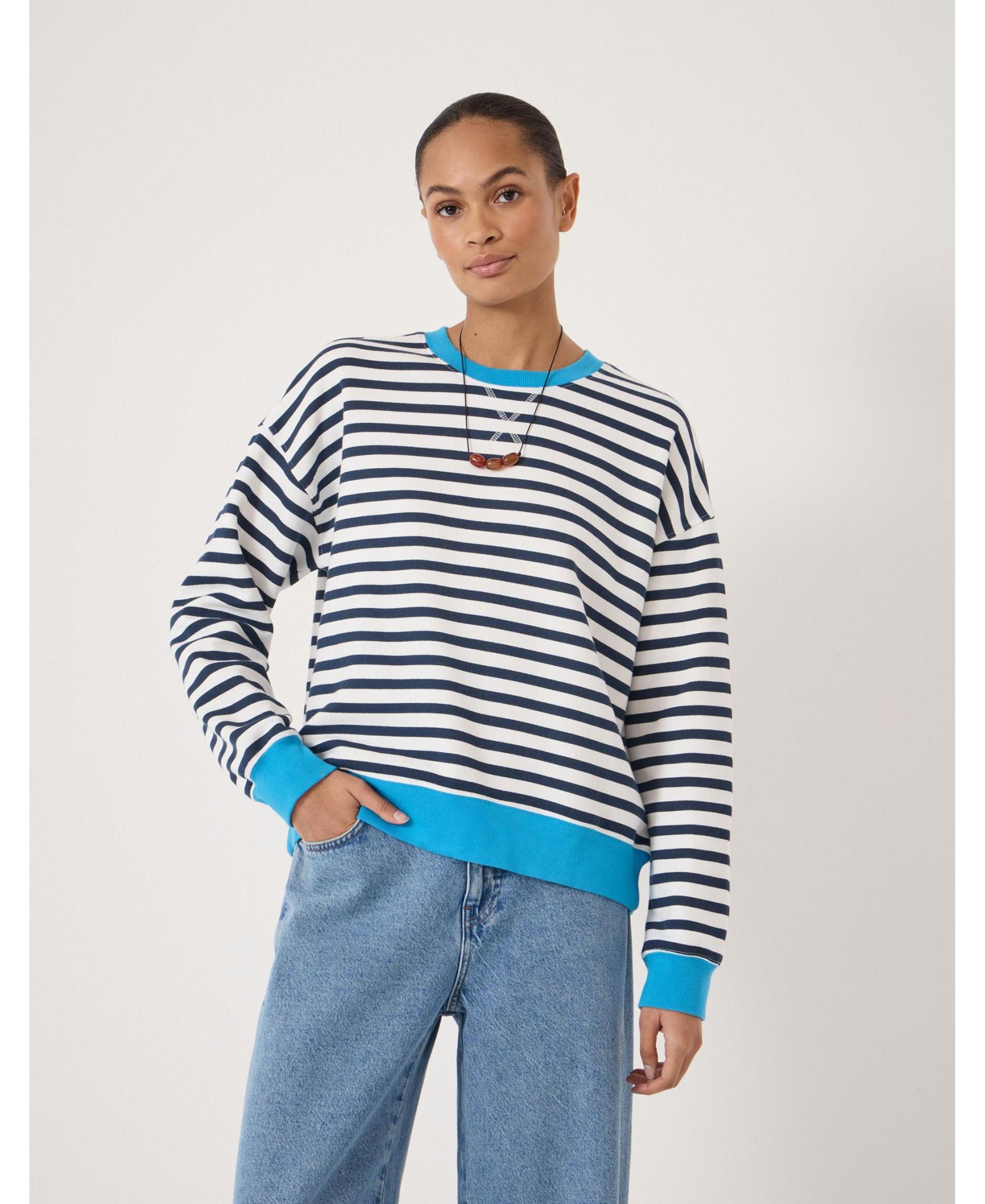 Женский свитшот Hush Luca Stripe Heavyweight