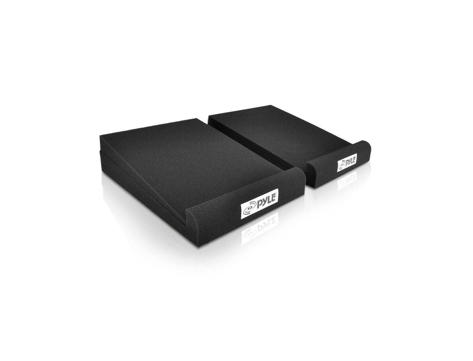 Pyle PSI03 Acoustic Sound Isolation Speaker Risers, 2-Piece