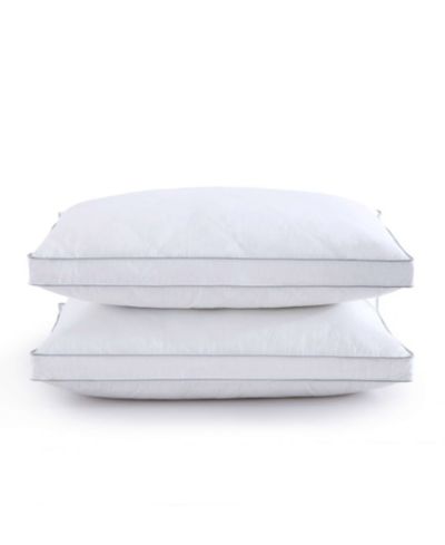 UNIKOME Cloud-Quilted Goose Feather 2-Pack Pillows, Standard