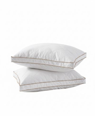 UNIKOME Goose Feather Down 2-Pack Bedding Pillows, Standard
