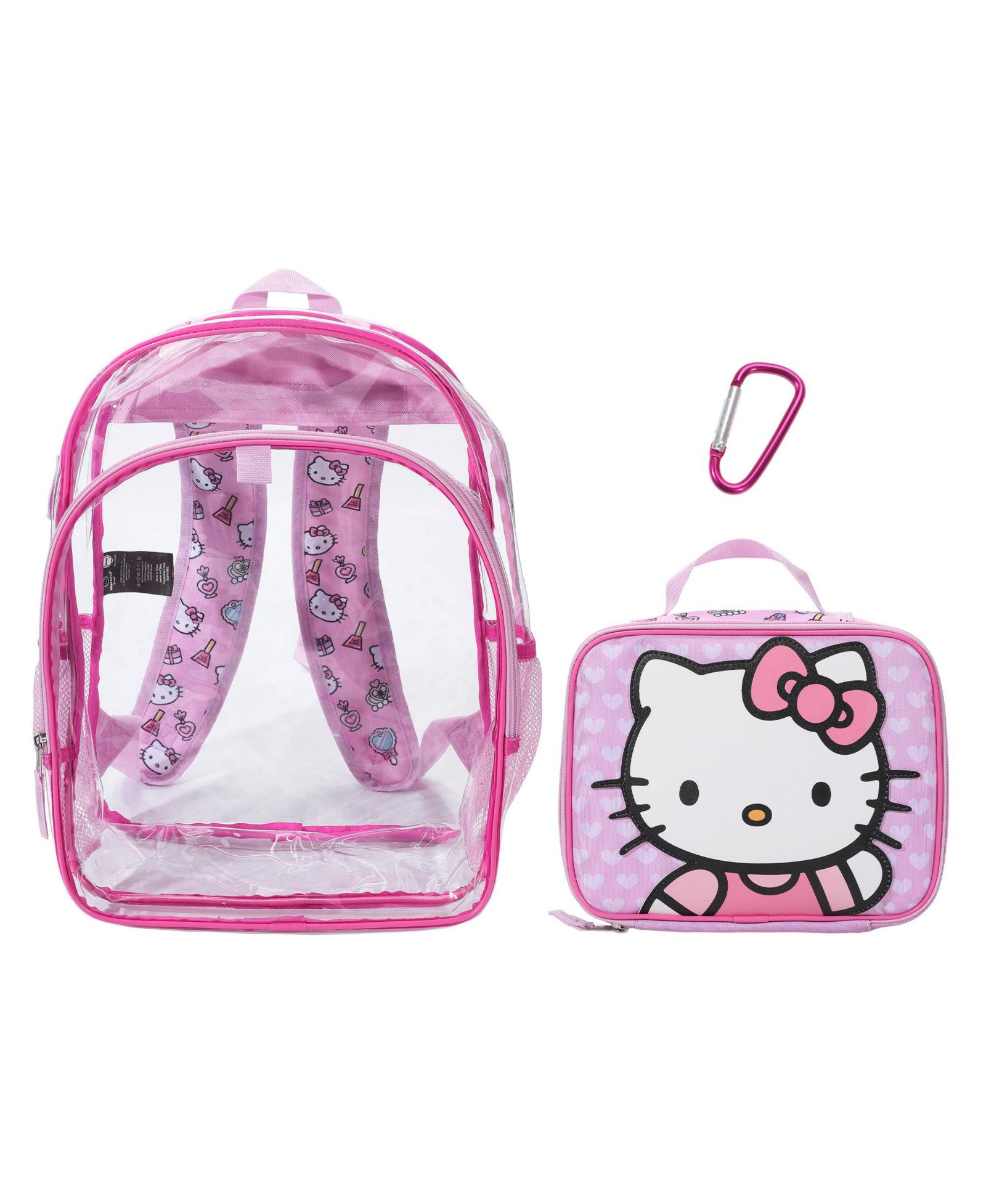 Hello Kitty детский набор рюкзак и ланч-бокс 2-Piece 16" для школы и путешествий