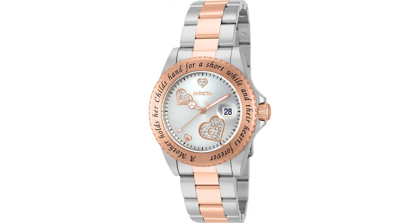 Invicta женские кварцевые часы Angel Quartz с циферблатом