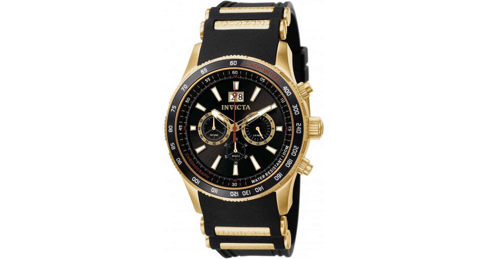 Invicta Men's 1236 Aviator Quartz Chronograph Dial Watch