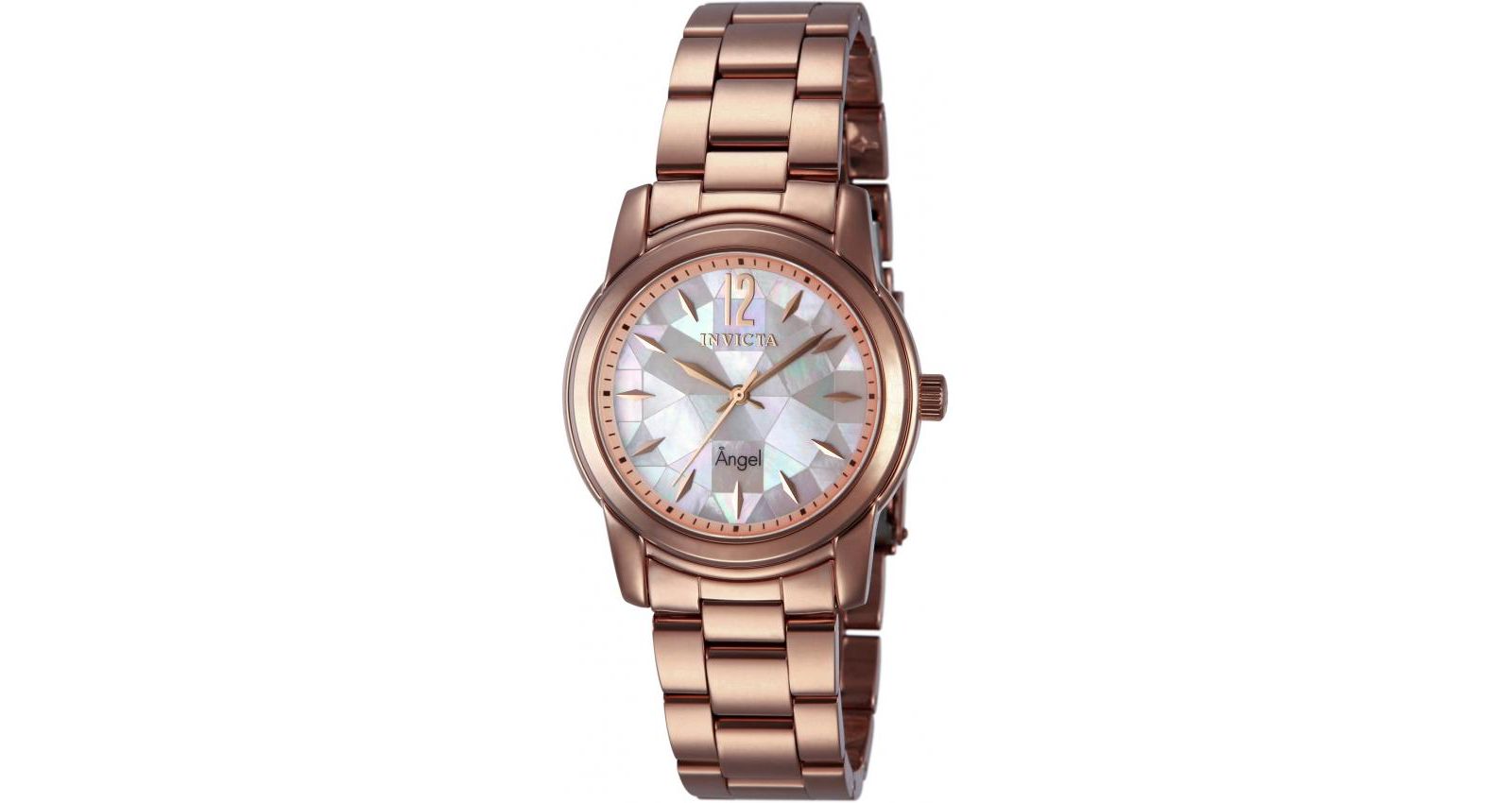 Invicta Women's 12625 Angel Quartz Mother of Pearl Dial Watch