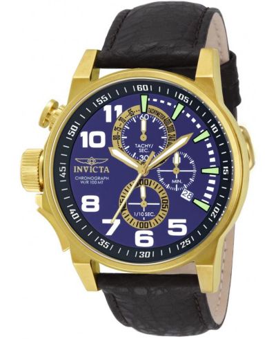 Invicta Unisex 13055 I-Force Lefty Quartz Chronograph Dial Watch