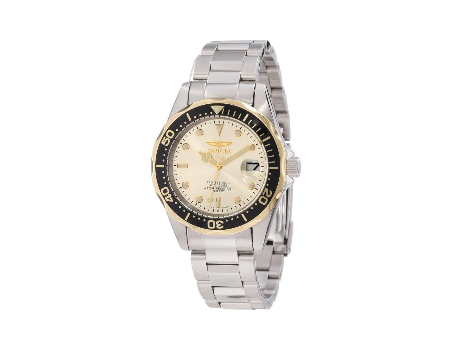 Invicta Men's 12808 Pro Diver Quartz Champagne Dial Watch