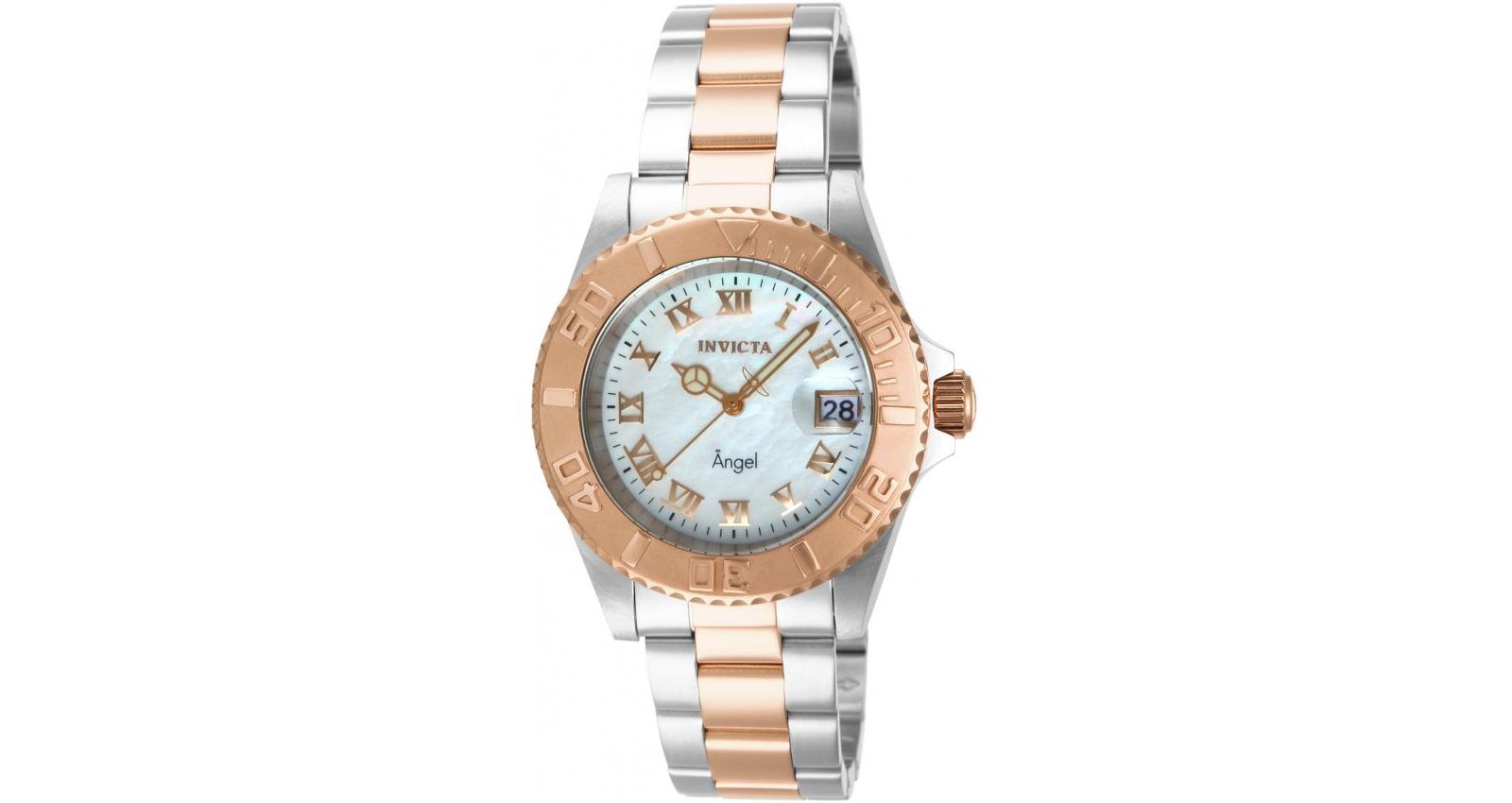 Invicta Женские часы 14367 Angel Quartz Mother of Pearl Dial