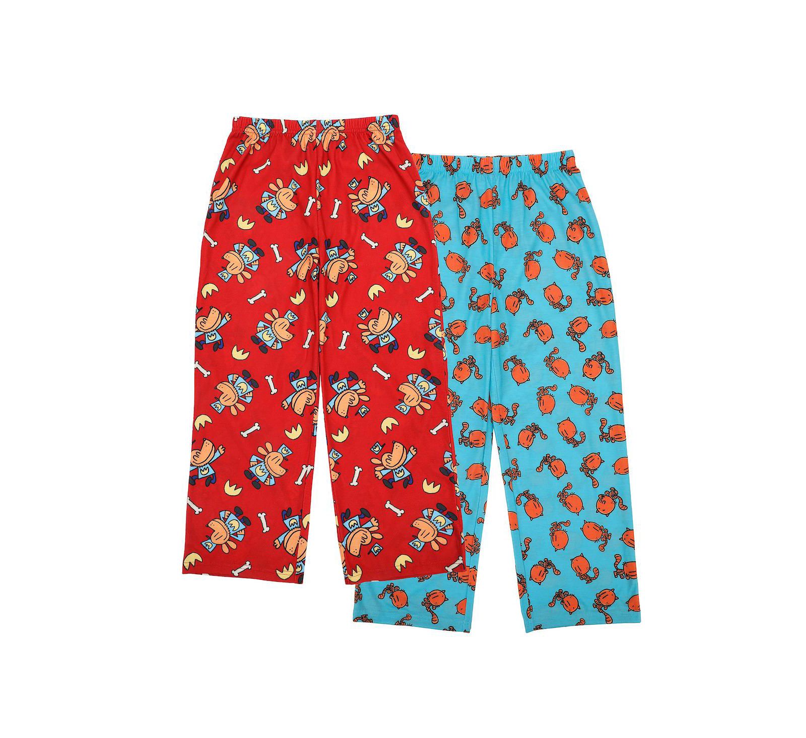 Детские пижамные брюки Dog Man Big Boys Lil' Petey All-Over Print (набор из 2 шт.)