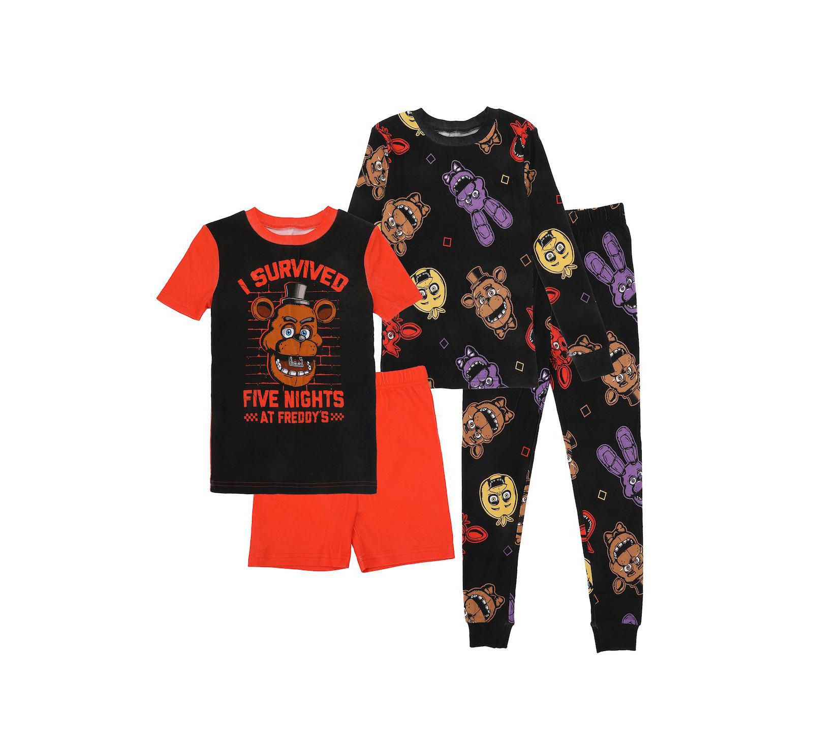 Five Nights At Freddy'S Детский набор пижамы I Survived Freddy Face 4-Pack