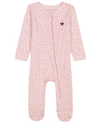 Детский комбинезон Tommy Hilfiger Baby Girls' Long-Sleeve Footed Coverall