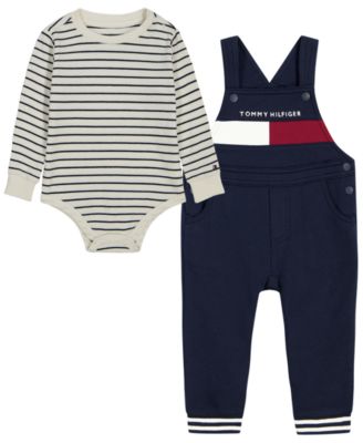 Tommy Hilfiger комплект боди и комбинезона в полоску, для новорожденных мальчиков, 2-Piece Set