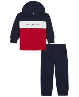 Tommy Hilfiger комплект из двух предметов: худи с цветными блоками и джоггеры для мальчиков