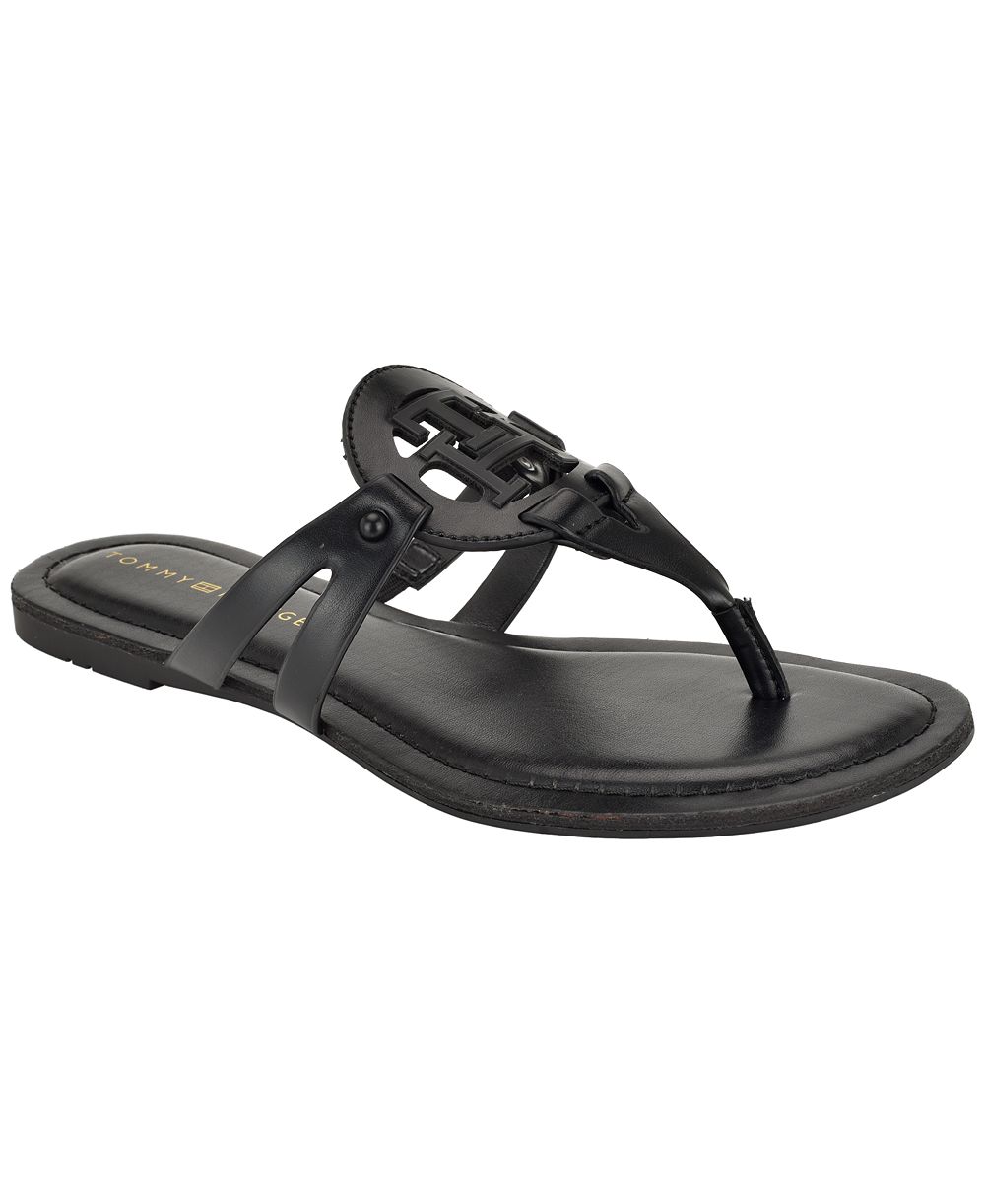 Tommy Hilfiger Women's Lerriz Logo Flat Thong Slide Sandals