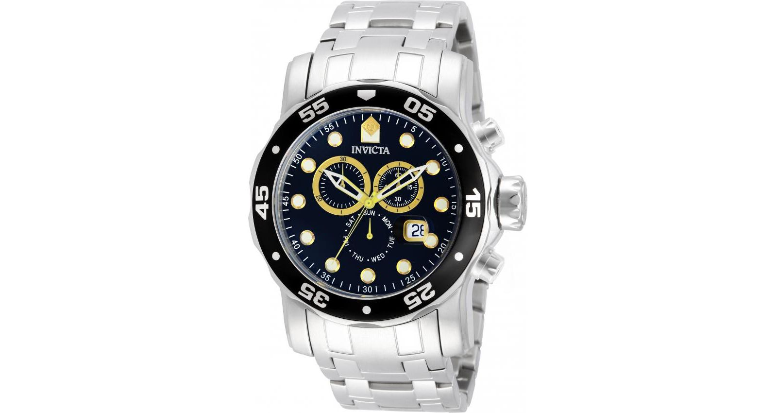 Invicta Men's 10372 Pro Diver Quartz Chronograph Dial Watch